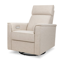 M17186PBEW,Namesake,Willa Plus Power Glider Recliner w/ Power Headrest in Performance Beach Eco-Weave