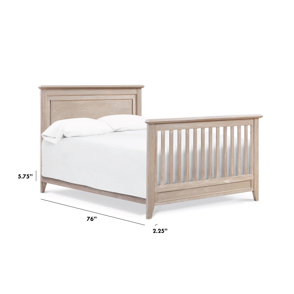 Full Size Bed Conversion Kit (M7689) - dimensions