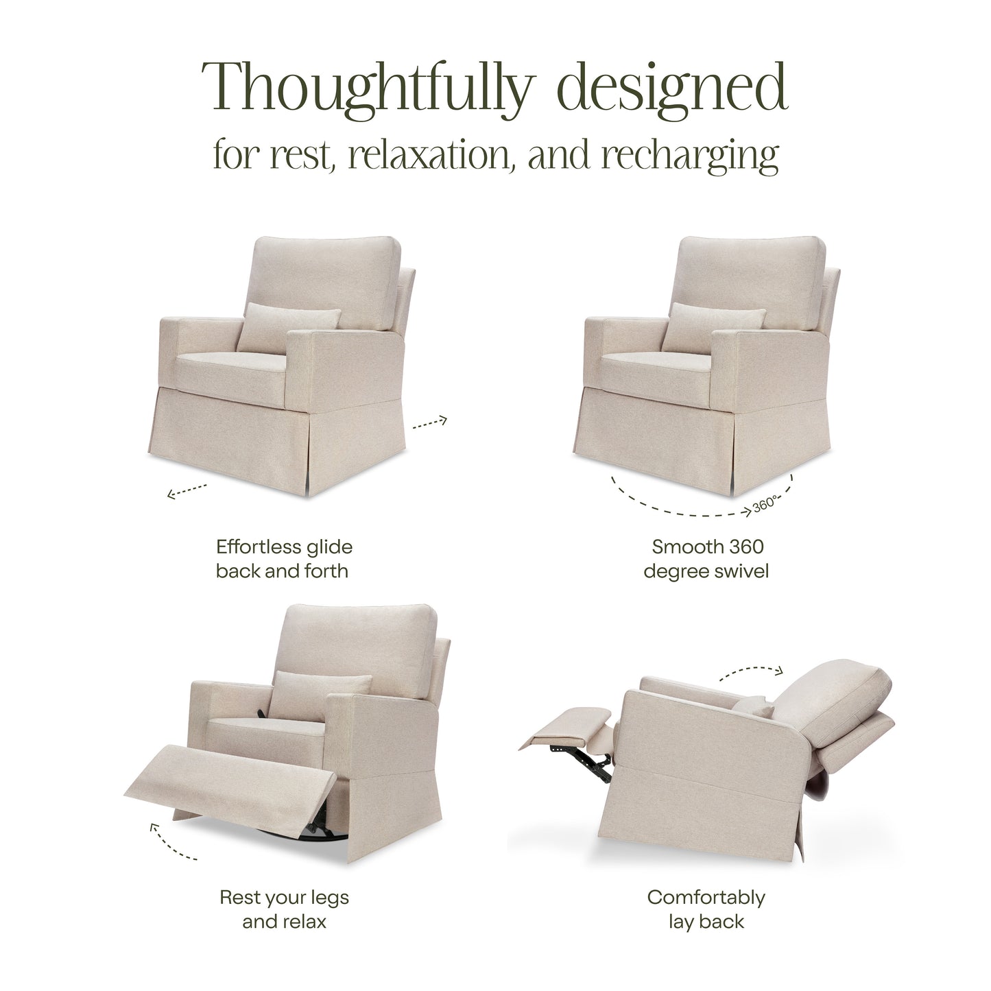 M21777PBEW,Namesake,Crawford Recliner and Swivel Glider in Performance Beach Eco-Weave