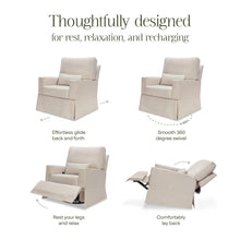 M21777PBEW,Namesake,Crawford Recliner and Swivel Glider in Performance Beach Eco-Weave