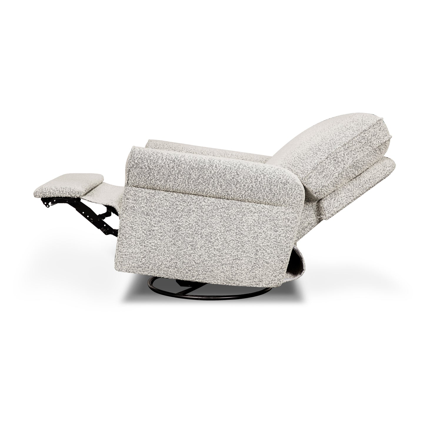 B17787BWB,Monogram by Namesake,Monroe Pillowback Power Recliner in Black White Boucle