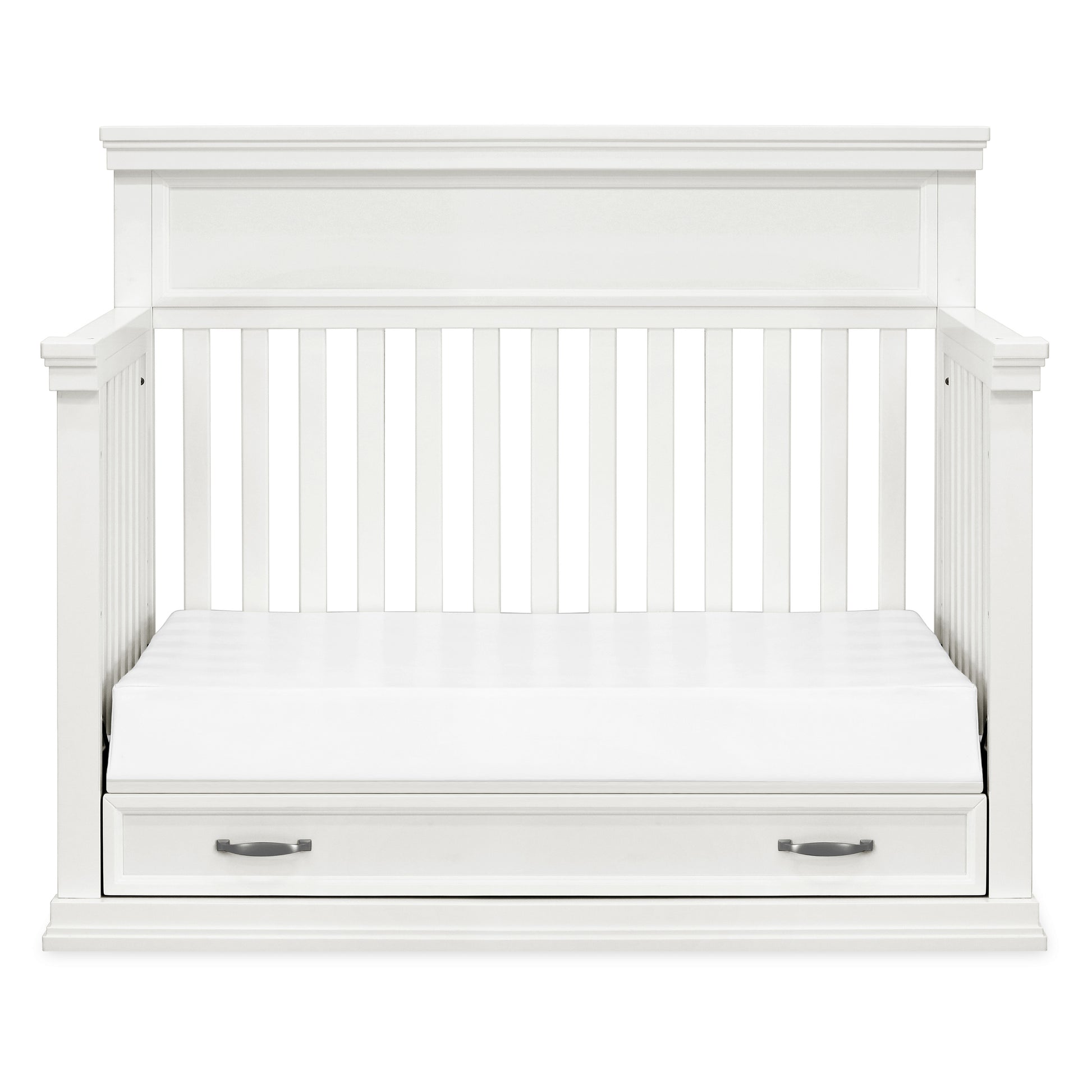 M14101RW,Langford 4-in-1 Convertible Crib in Warm White