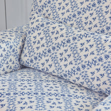 M21787BLT,Namesake,Sarah Flint x Namesake Crawford Swivel Glider in Blue Lattice Performance Eco-Weave