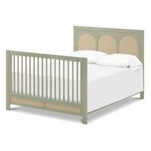 M24801FSPSEW,Namesake,Eloise 4-in-1 Convertible Crib in French Sage and Performance Sand Eco-Weave