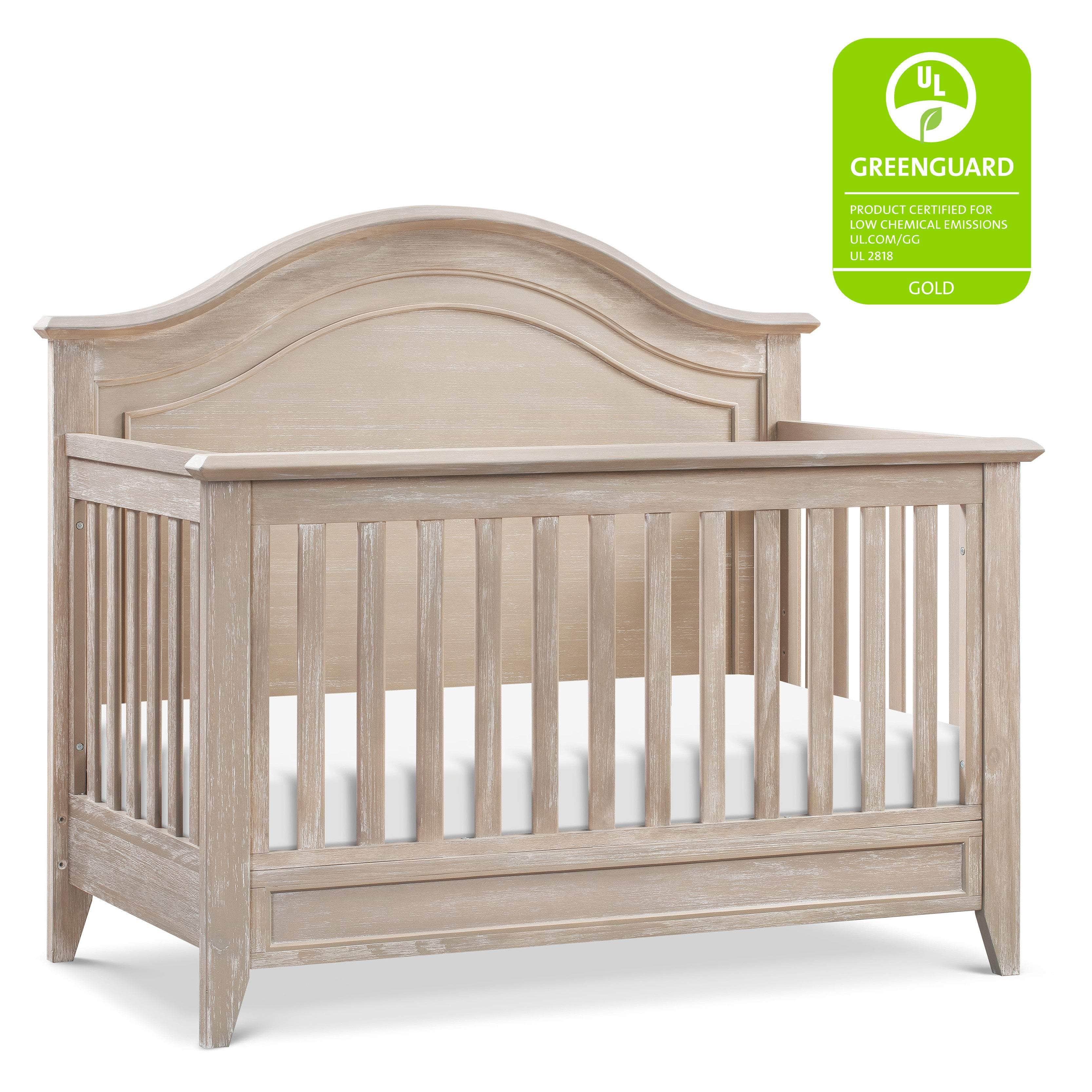 Beckett Rustic 4 in 1 Convertible Curve Top Crib