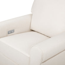 B17787PNET,Monogram by Namesake,Monroe Pillowback Power Recliner in Performance Natural Eco-Twill