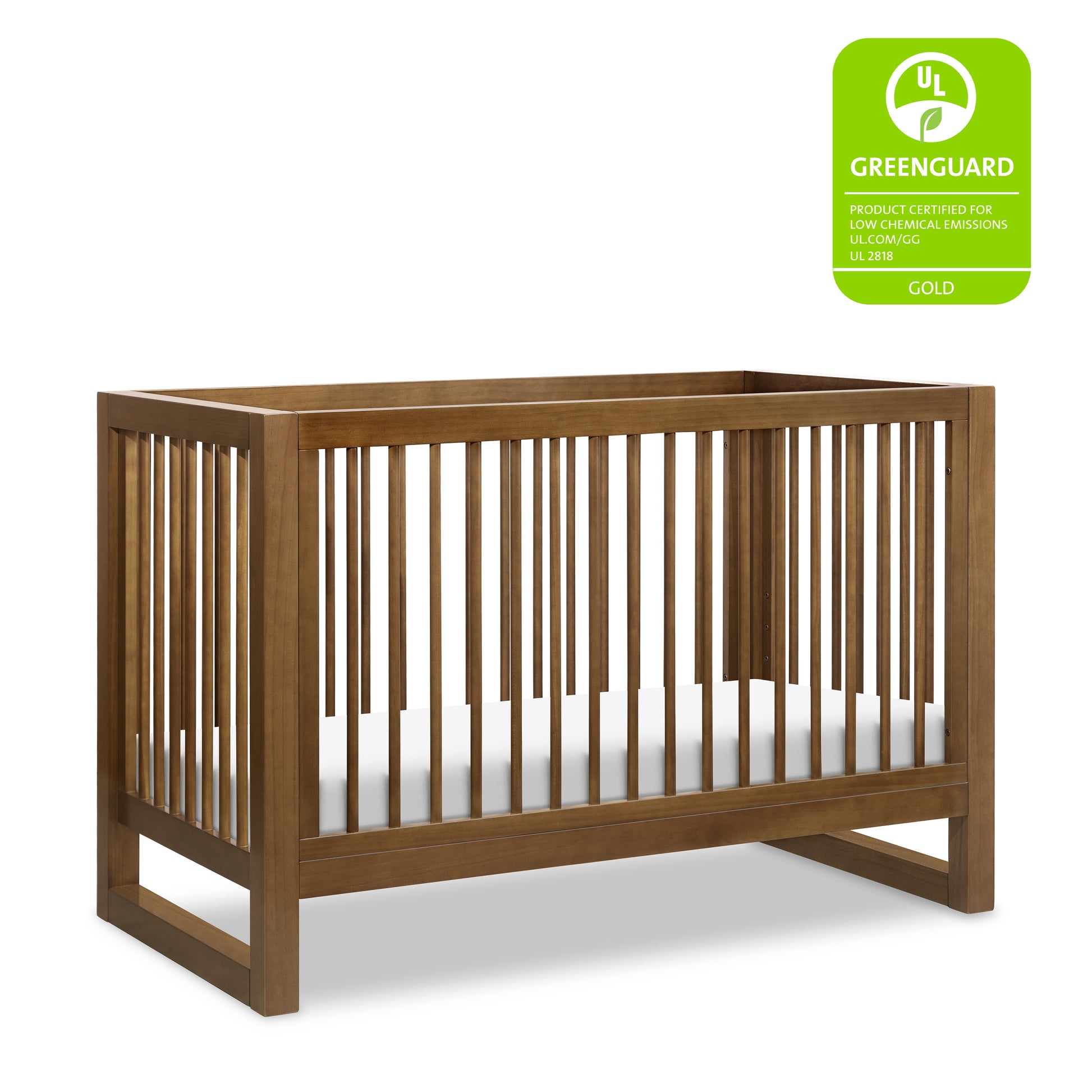 M23301NL,Namesake,Nantucket 3-in-1 Convertible Crib w/Toddler Bed Conversion Kit in Natural Walnut