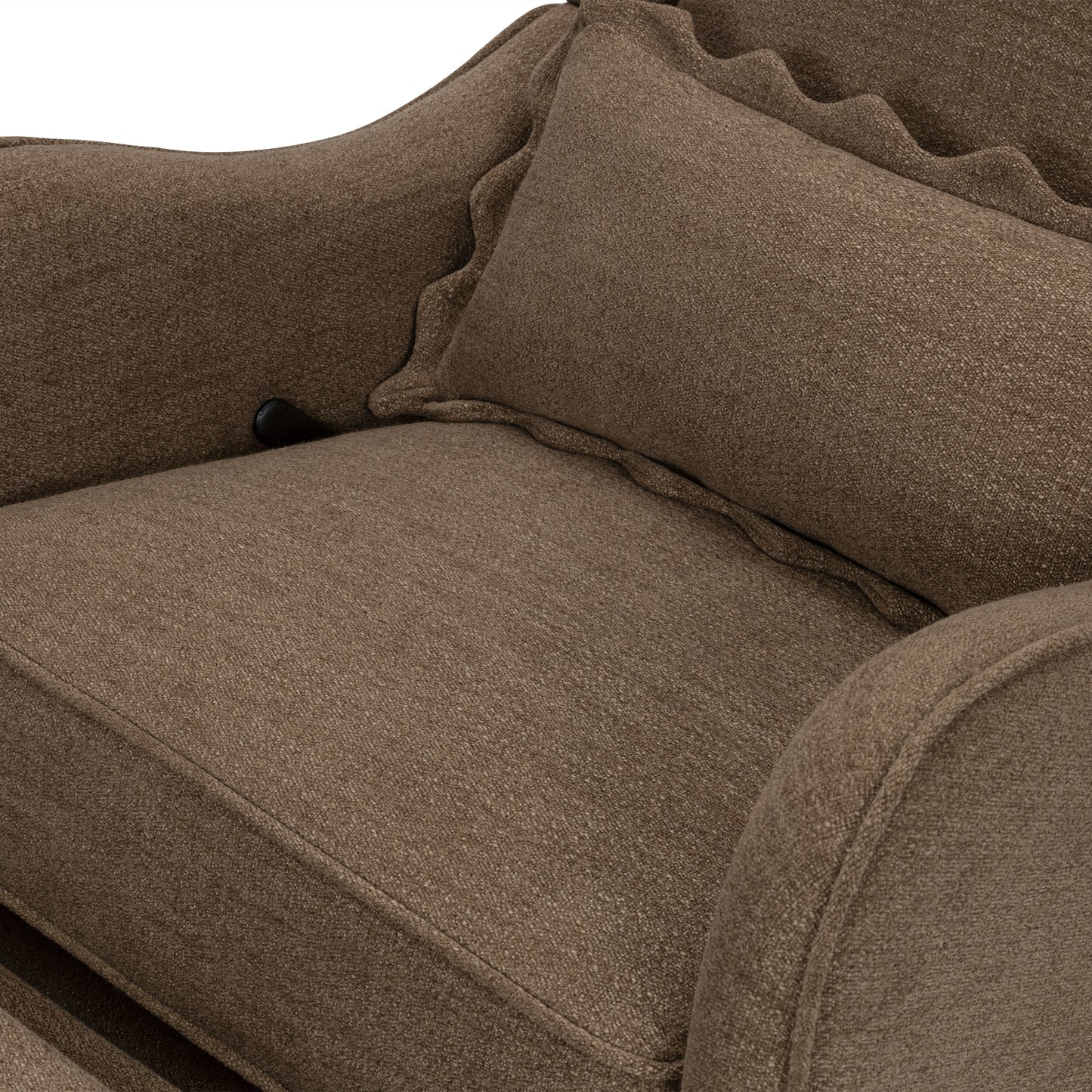 M27787PTEB,Namesake,Devon Recliner and Swivel Glider in Performance Truffle Eco-Basketweave