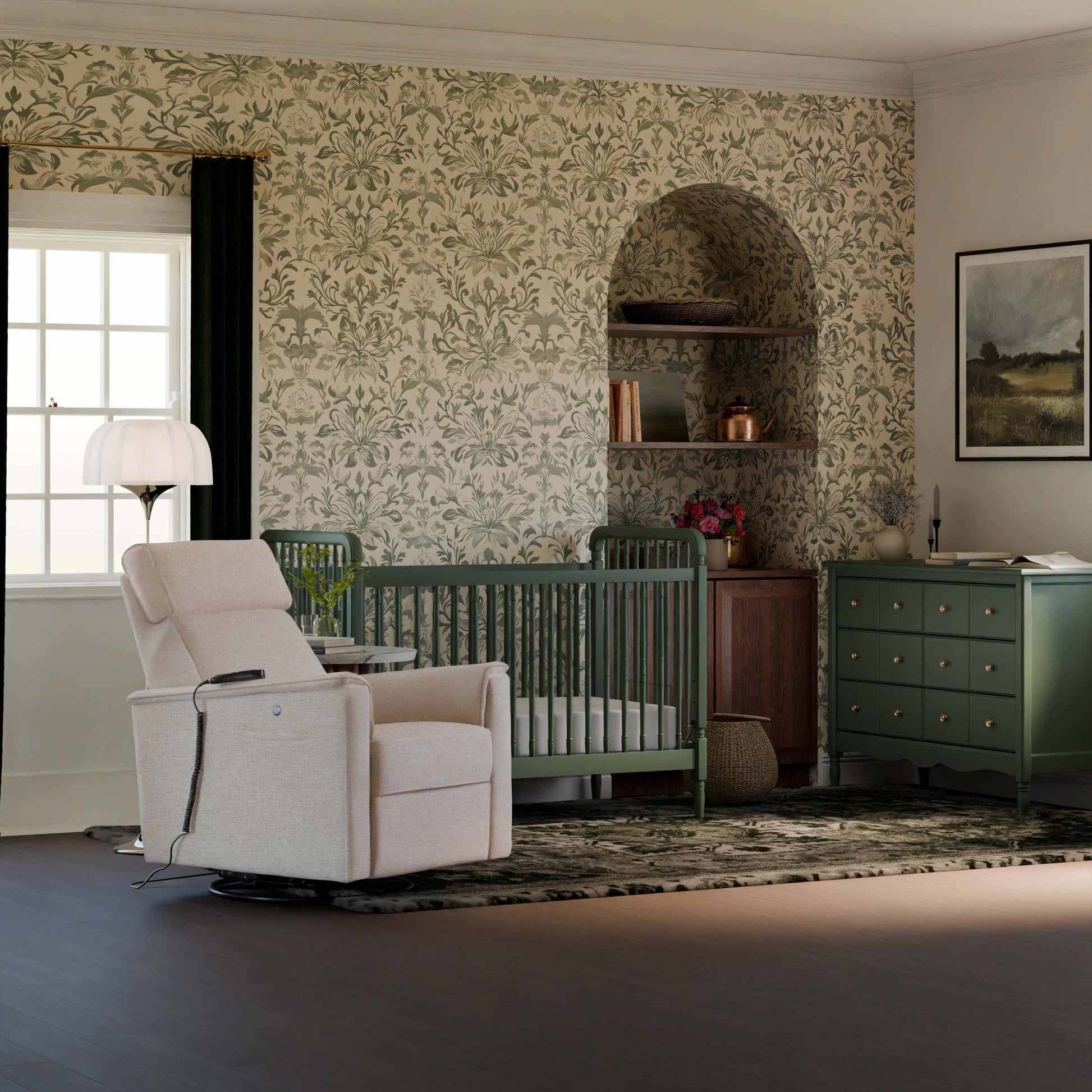 M7116FRGR,Namesake,Liberty 6-Drawer Assembled Dresser in Forest Green