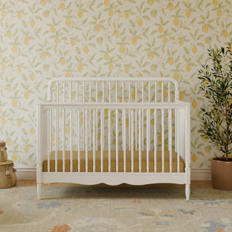 M7141RW,Namesake,Liberty 4-in-1 Convertible Spindle Crib in Warm White