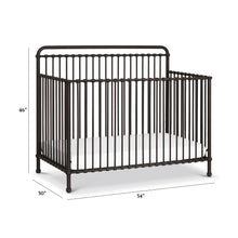 B15301UR,Namesake,Winston 4-in-1 Convertible Crib in Vintage Iron