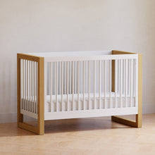 M23301RWHY,Namesake,Nantucket 3-in-1 Convertible Crib w/Toddler Bed Conversion Kit in Warm White/Honey