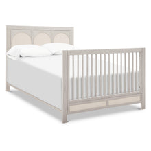 M24801WDFPEW,Namesake,Eloise 4-in-1 Convertible Crib in White Driftwood and Performance Pearl Eco-Weave