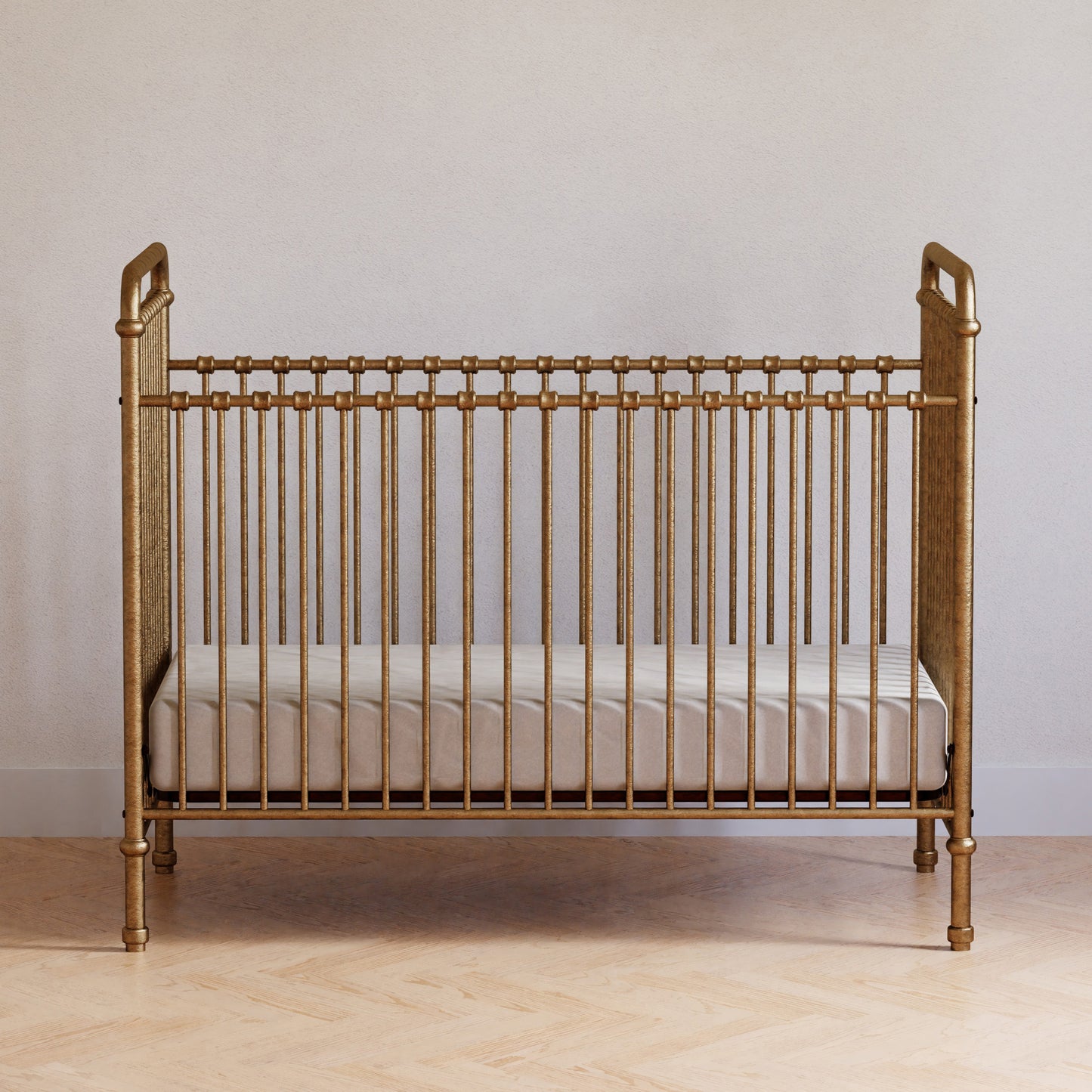 M15501VG,Namesake,Abigail 3-in-1 Convertible Crib in Vintage Gold