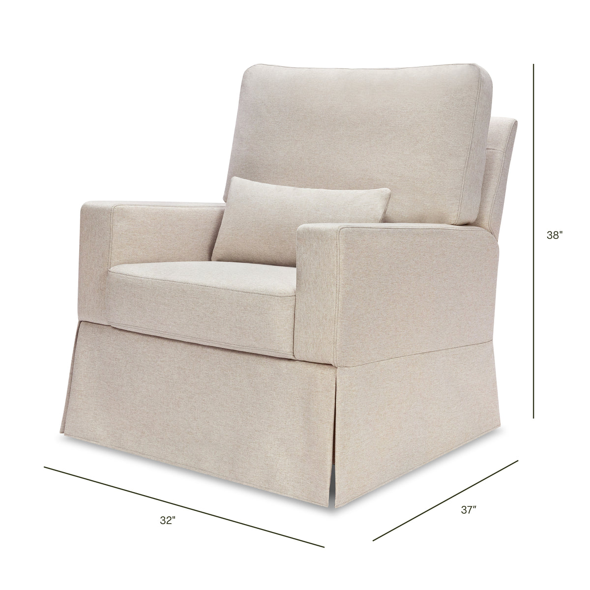 Crawford Recliner and Swivel Glider - dimensions