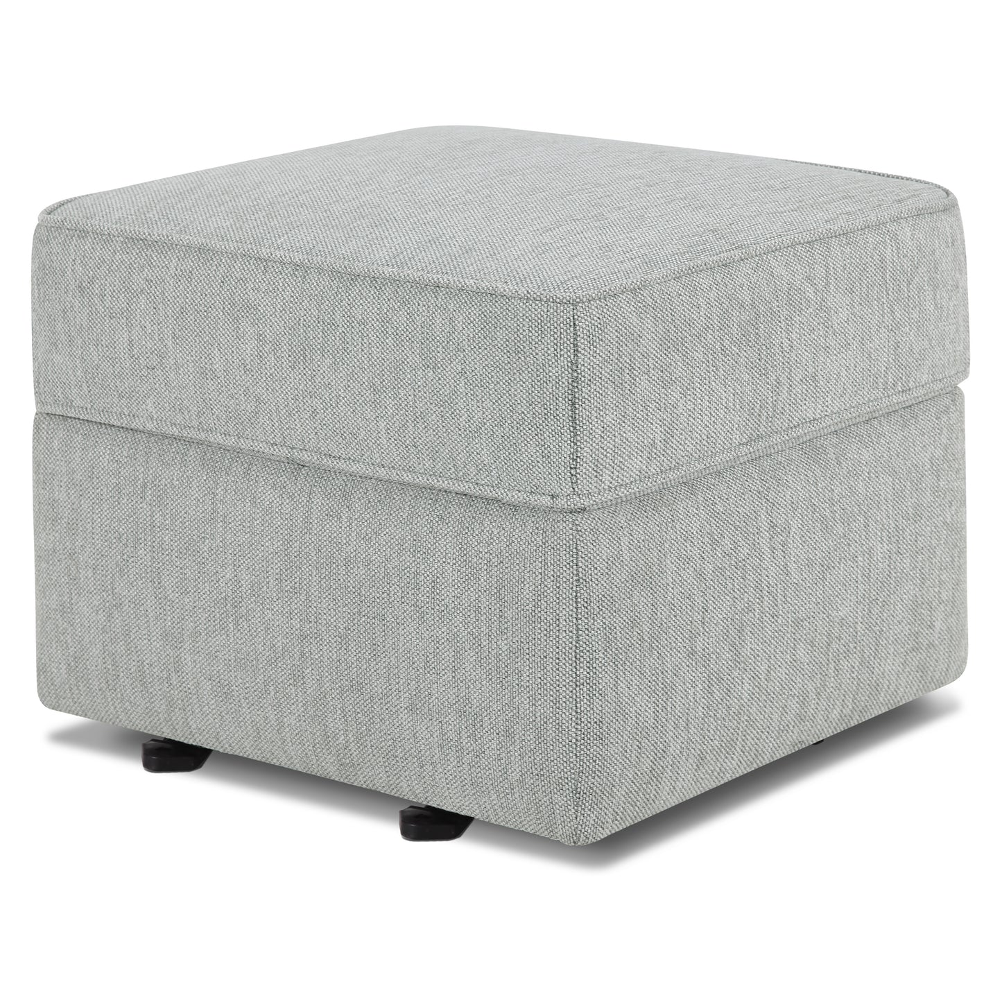 M17285FWLG,Namesake,Willa/Alden Gliding Ottoman in Feathered Grey Weave