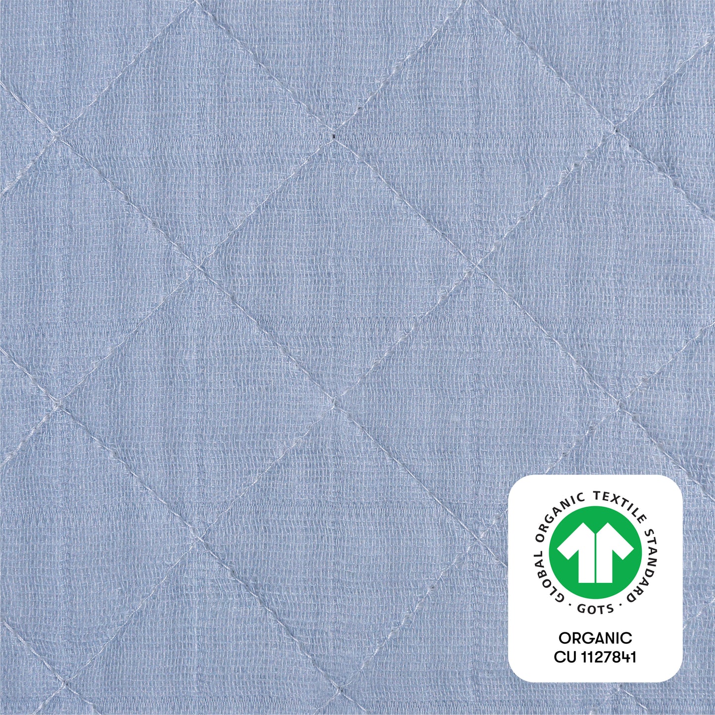 T29637DP,Babyletto,Dewdrop Quilted Muslin Changing Pad Cover in GOTS Certified Organic Cotton