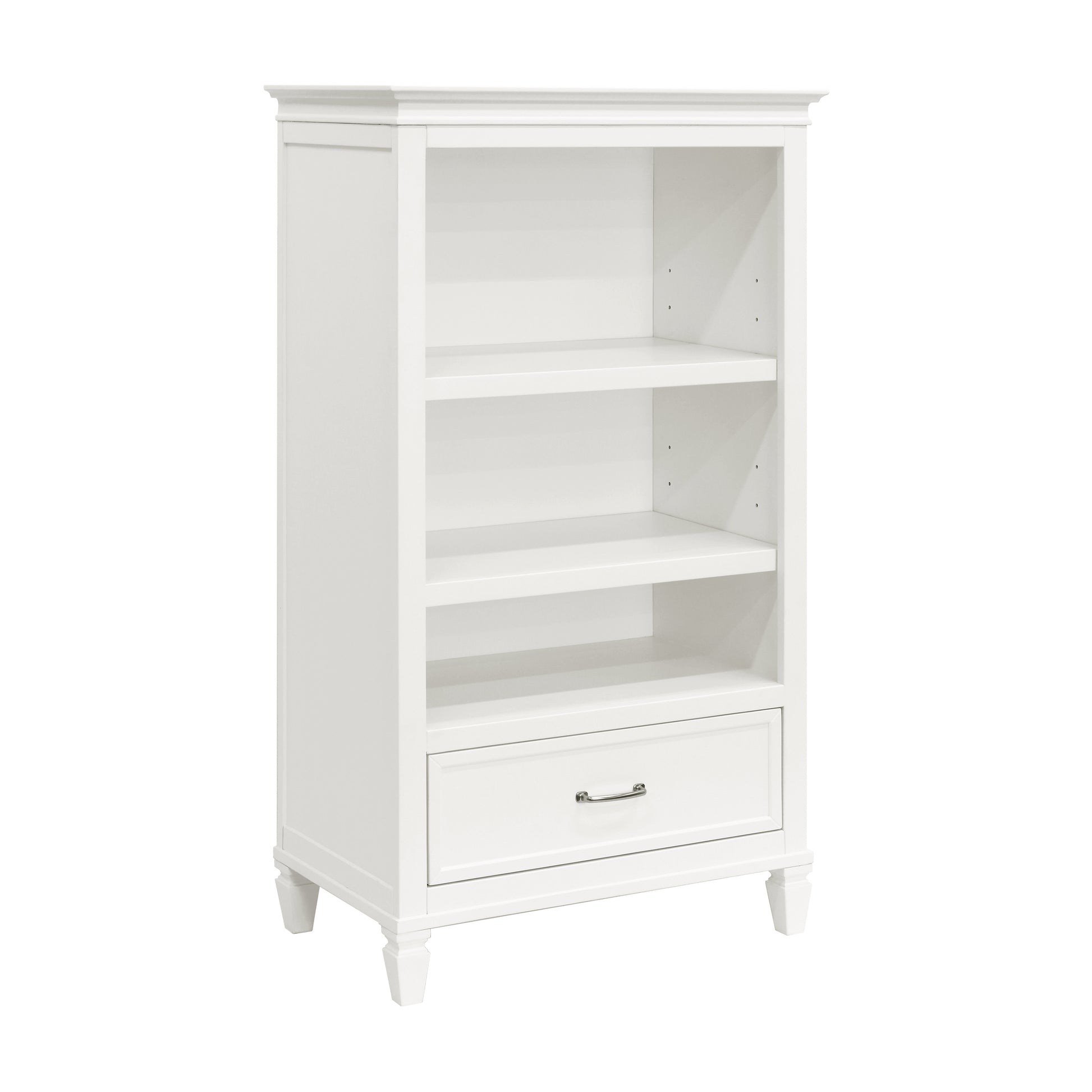 M15814RW,Namesake,Darlington Bookcase in Warm White