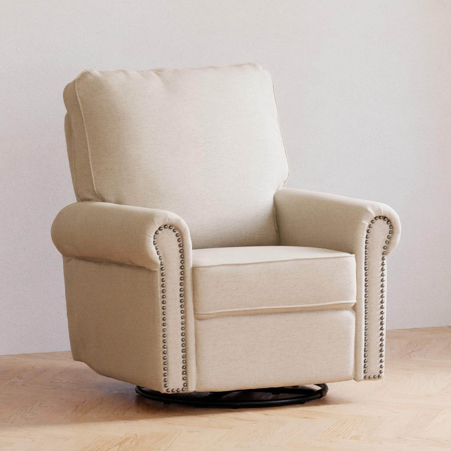 Linden Electronic Recliner and Swivel Glider in Eco-Performance Fabric with USB port | Water Repellent & Stain Resistant