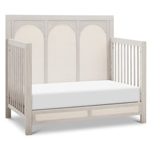 M24801WDFPEW,Namesake,Eloise 4-in-1 Convertible Crib in White Driftwood and Performance Pearl Eco-Weave