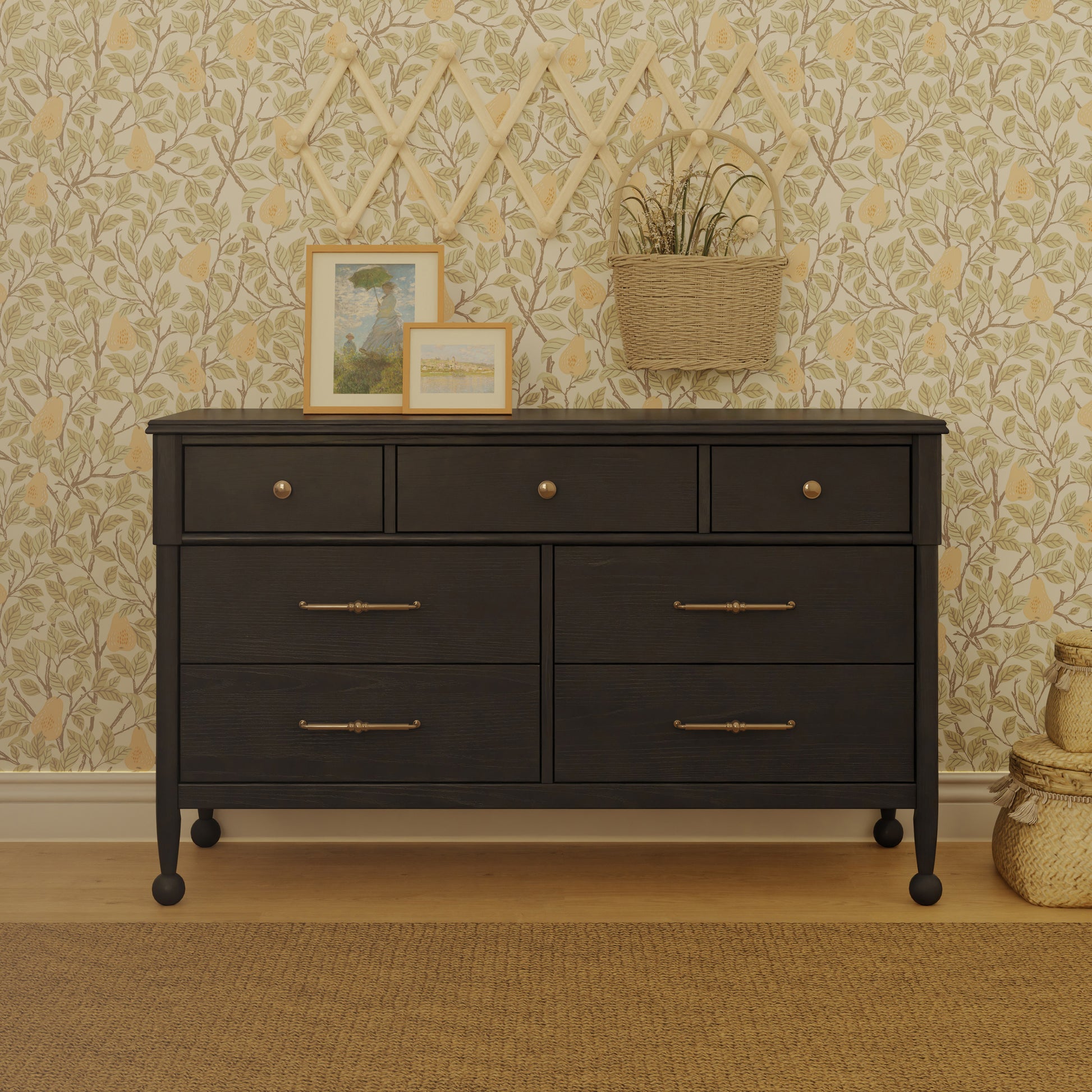 M31416AB,Namesake,Alouette 7-Drawer Assembled Dresser in Archival Black