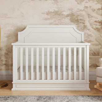 M10701RW,Namesake,Emma Regency 4-in-1 Convertible Crib in Warm White