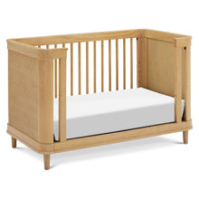 M23701HYHC,Namesake,Marin with Cane 3-in-1 Convertible Crib in Honey and Honey Cane