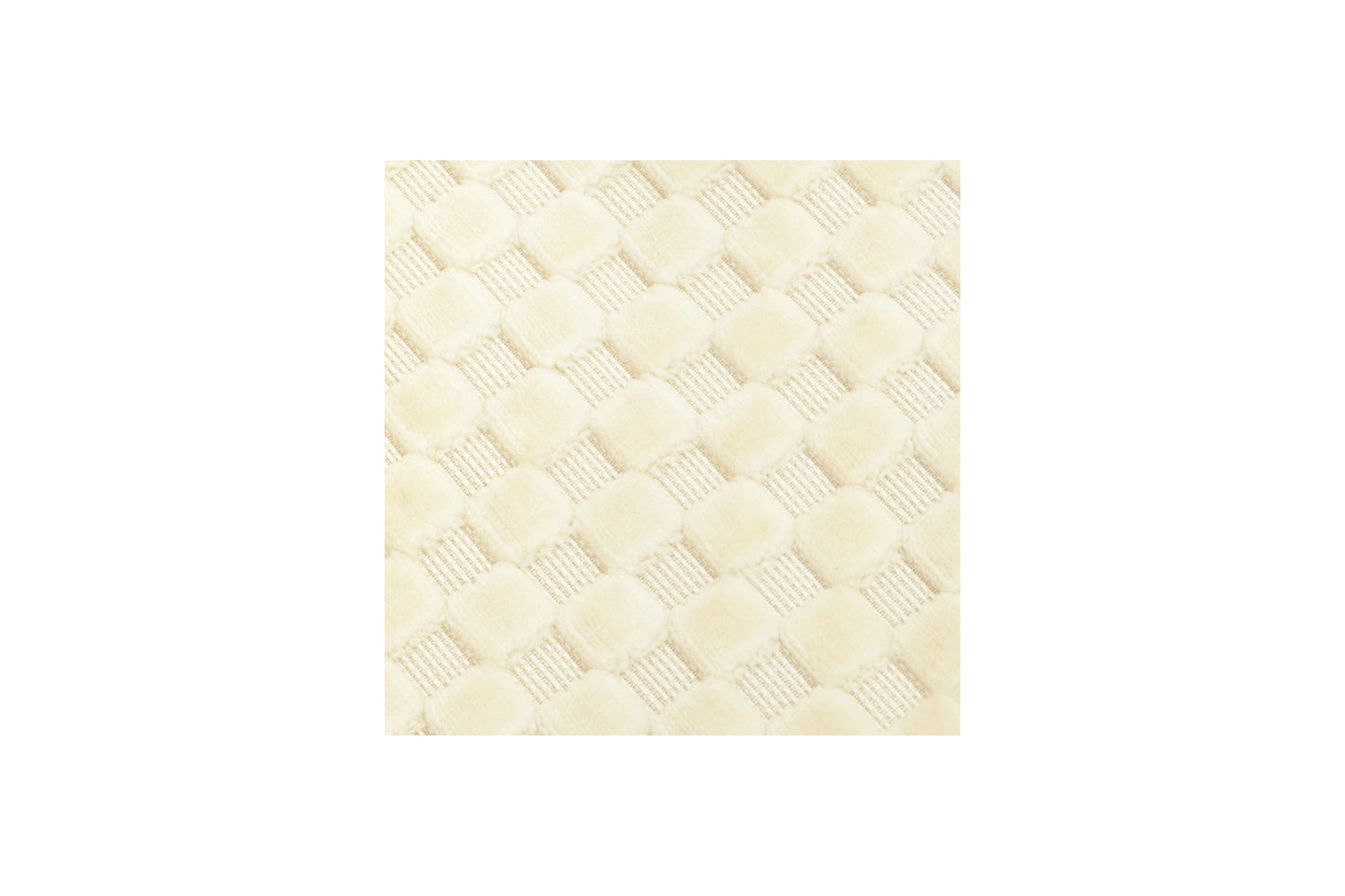 MDBFABRIC141,Babyletto,Babyletto - Ivory Velvet Checker (IVC) SWATCH