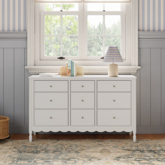 Ambrosia 9-Drawer Wide Assembled Dresser (56")