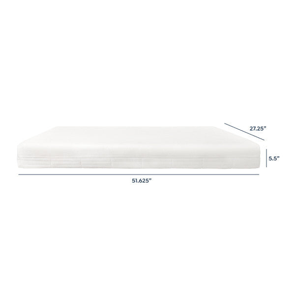 M53115W,DaVinci,Premium 2-Stage Breathable Crib Mattress with Waterproof Cozy Cool Toddler Side