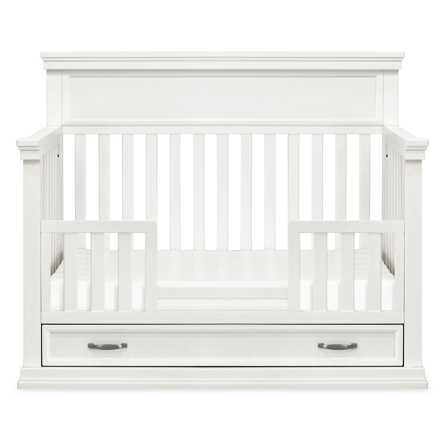 M14101RW,Langford 4-in-1 Convertible Crib in Warm White