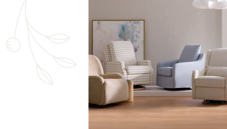nursery seating collection banner