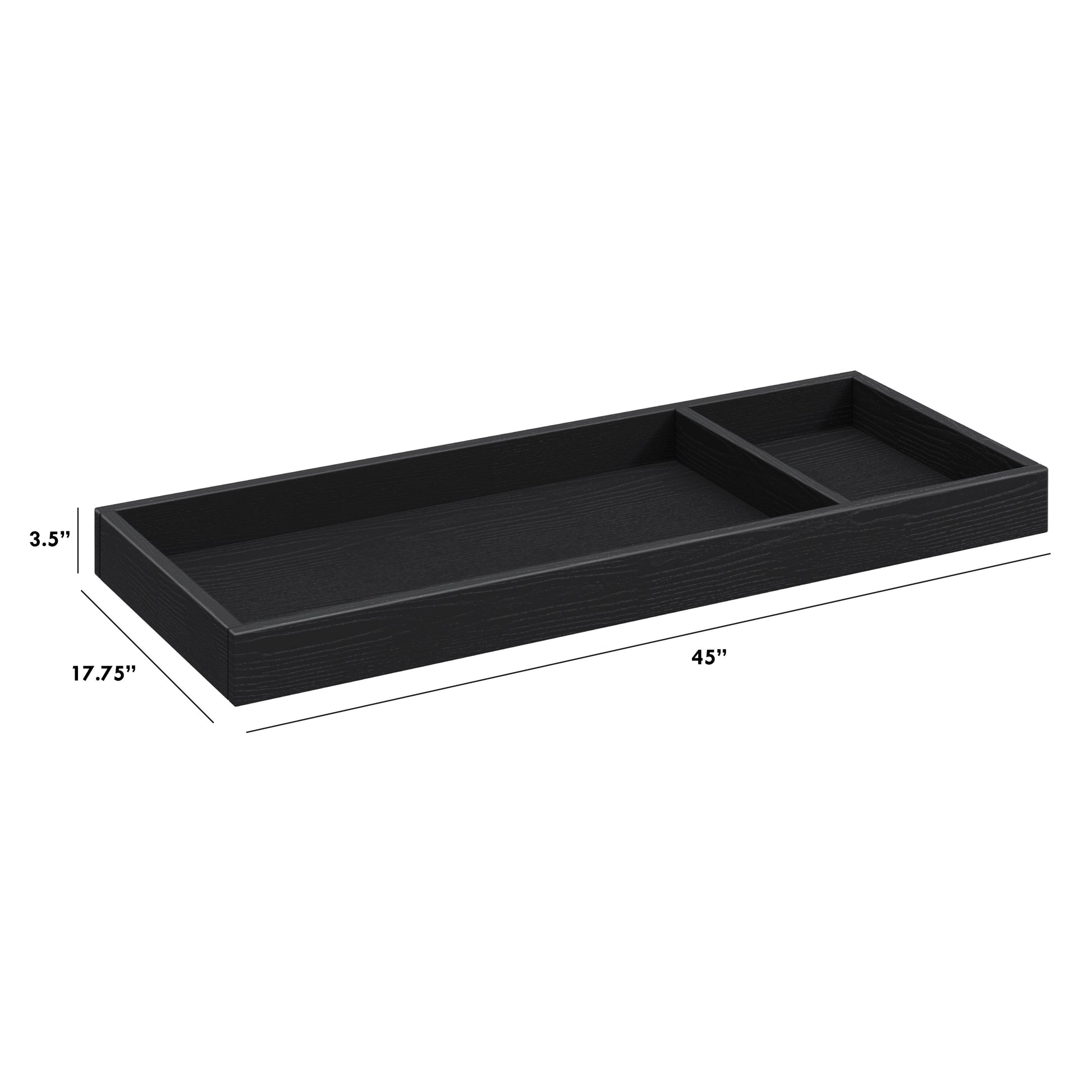 M0619AB,The MDB Family,Universal Wide Removable Changing Tray in Archival Black