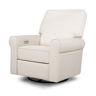 B17787PNET,Monroe Pillowback Power Recliner in Performance Natural Eco-Twill