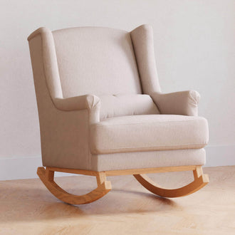 Miranda Wingback Rocker in Eco-Performance Fabric | Water Repellent & Stain Resistant