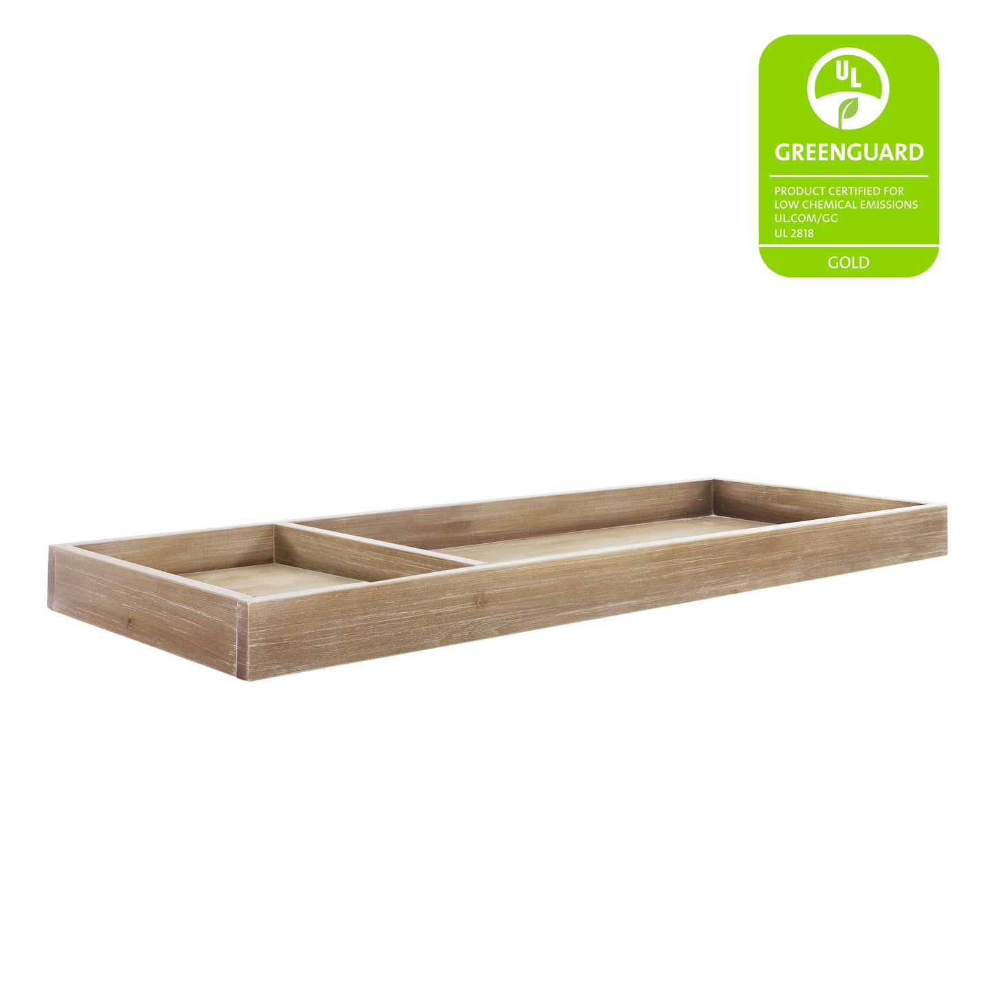 M0619DF,The MDB Family,Universal Wide Removable Changing Tray in Driftwood