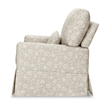M21787MA,Namesake,Crawford Pillowback Comfort Swivel Glider in Mallow in Ash