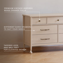 M31416WP,Namesake,Alouette 7-Drawer Assembled Dresser in Washed Pine