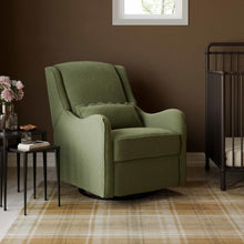 M27787OB,Namesake,Devon Recliner and Swivel Glider in Olive Boucle