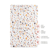 T29136,Babyletto,Terrazzo Muslin Mini Crib Sheet in GOTS Certified Organic Cotton