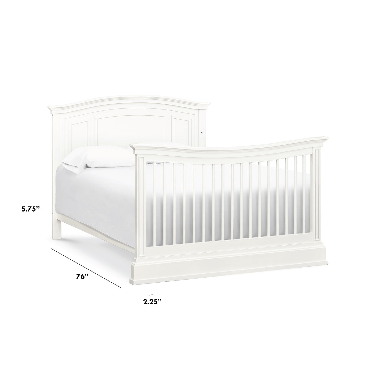 Full Size Bed Conversion Kit (M7689) - dimensions