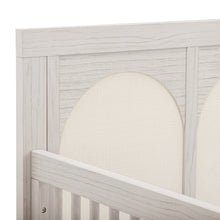 M24801WDFPEW,Namesake,Eloise 4-in-1 Convertible Crib in White Driftwood and Performance Pearl Eco-Weave