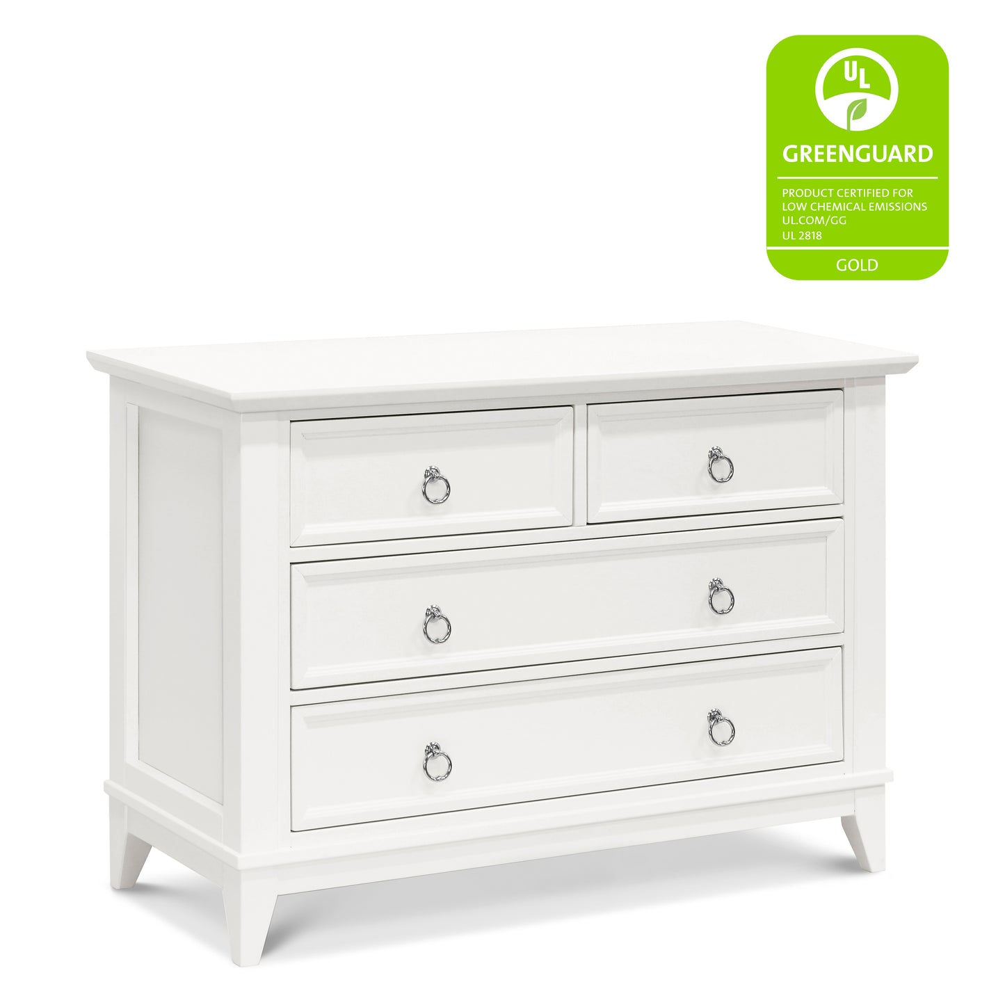 M10716RW,Namesake,Emma Regency 4-Drawer Dresser in Warm White