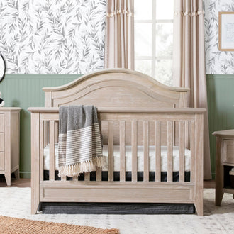 Barrow Rustic 4-in-1 Convertible Curve Top Crib