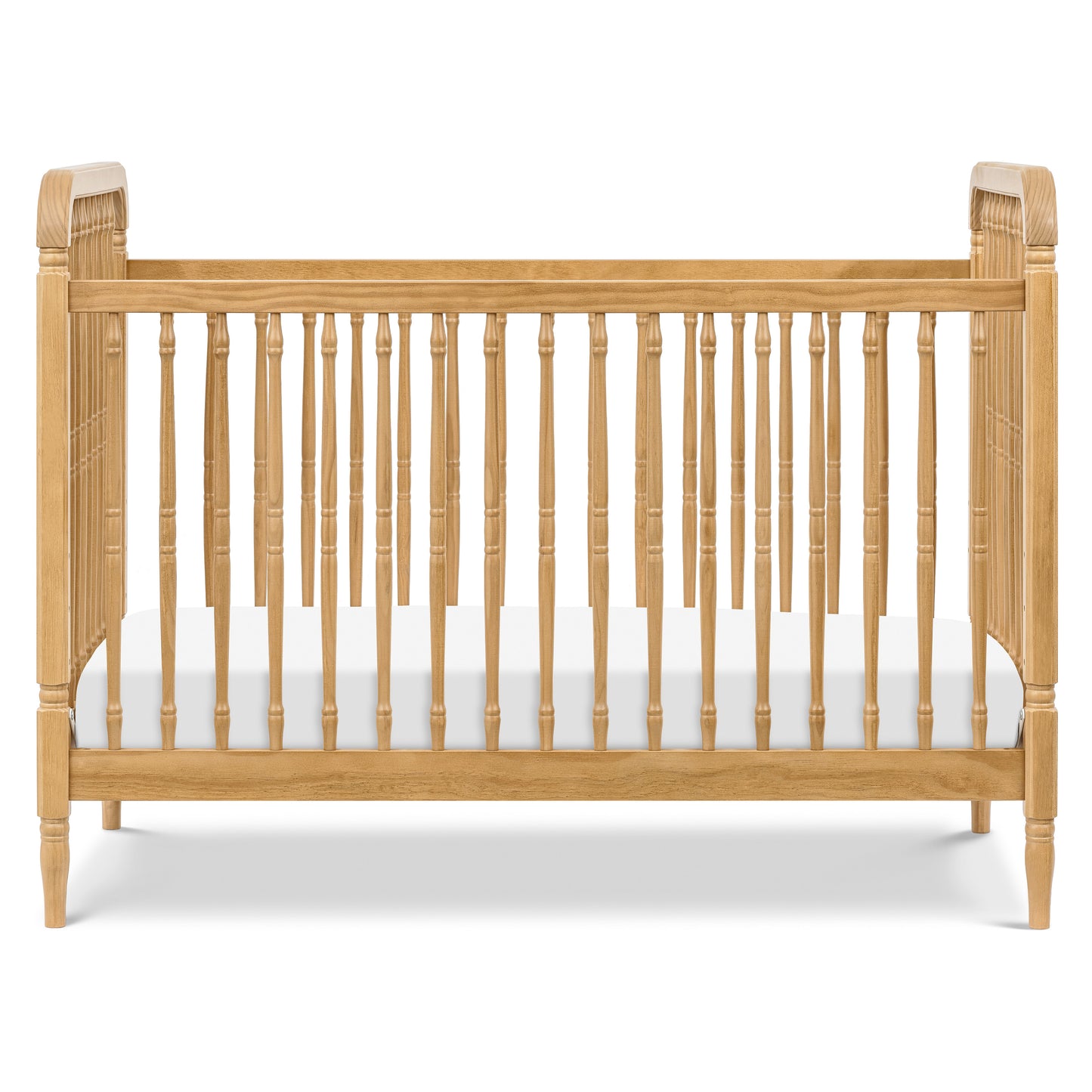 M7101HY,Liberty 3-in-1 Convertible Spindle Crib w/Toddler Bed Conversion Kit in Honey