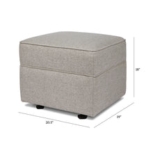 M17285PGEW,Namesake,Willa/Alden Gliding Ottoman in Performance Grey Eco-Weave