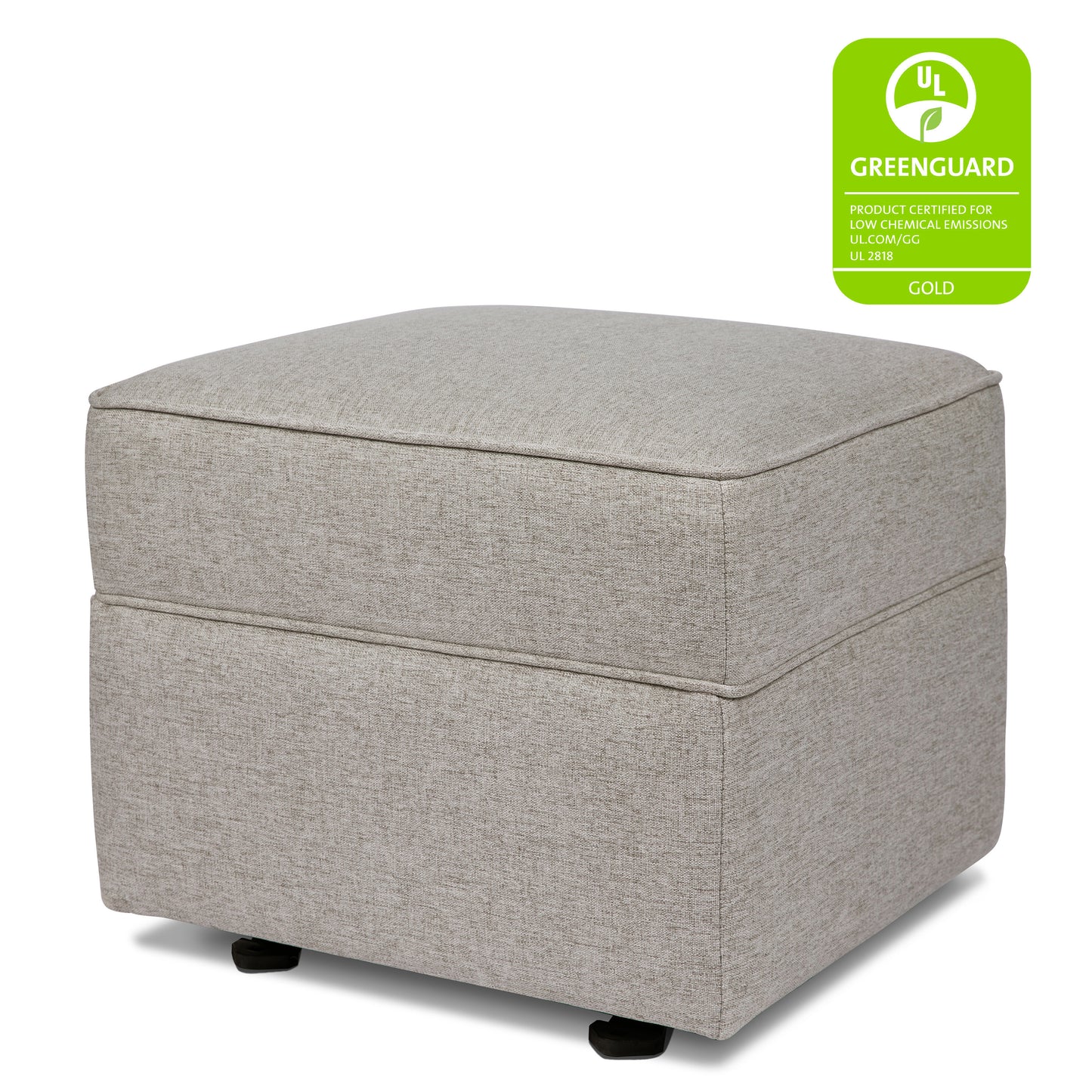 M17285PGEW,Namesake,Willa/Alden Gliding Ottoman in Performance Grey Eco-Weave