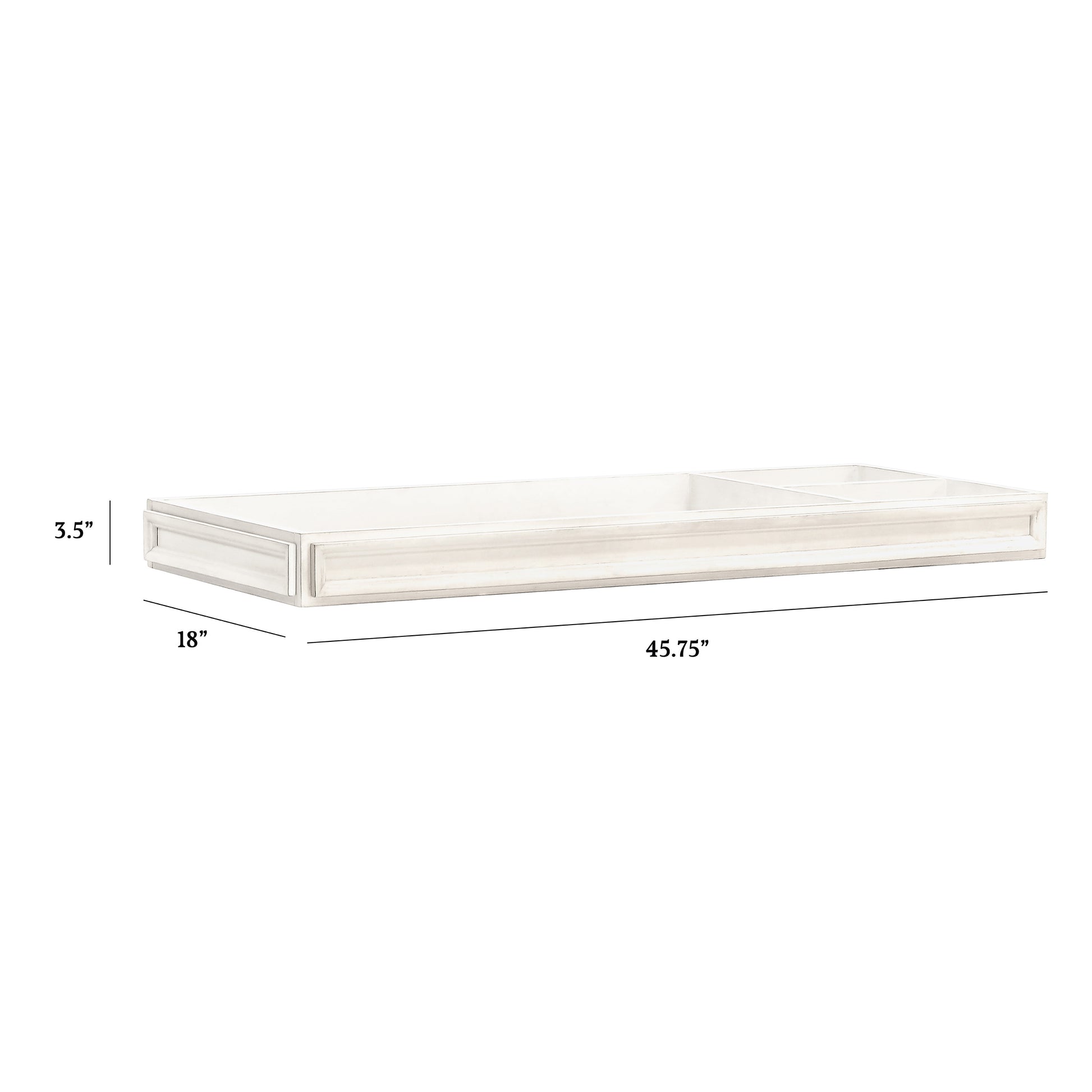 M17319CW,Namesake,Palermo Removable Changing Tray in Coastal White