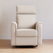 M17186PBEW,Namesake,Willa Plus Power Glider Recliner w/ Power Headrest in Performance Beach Eco-Weave