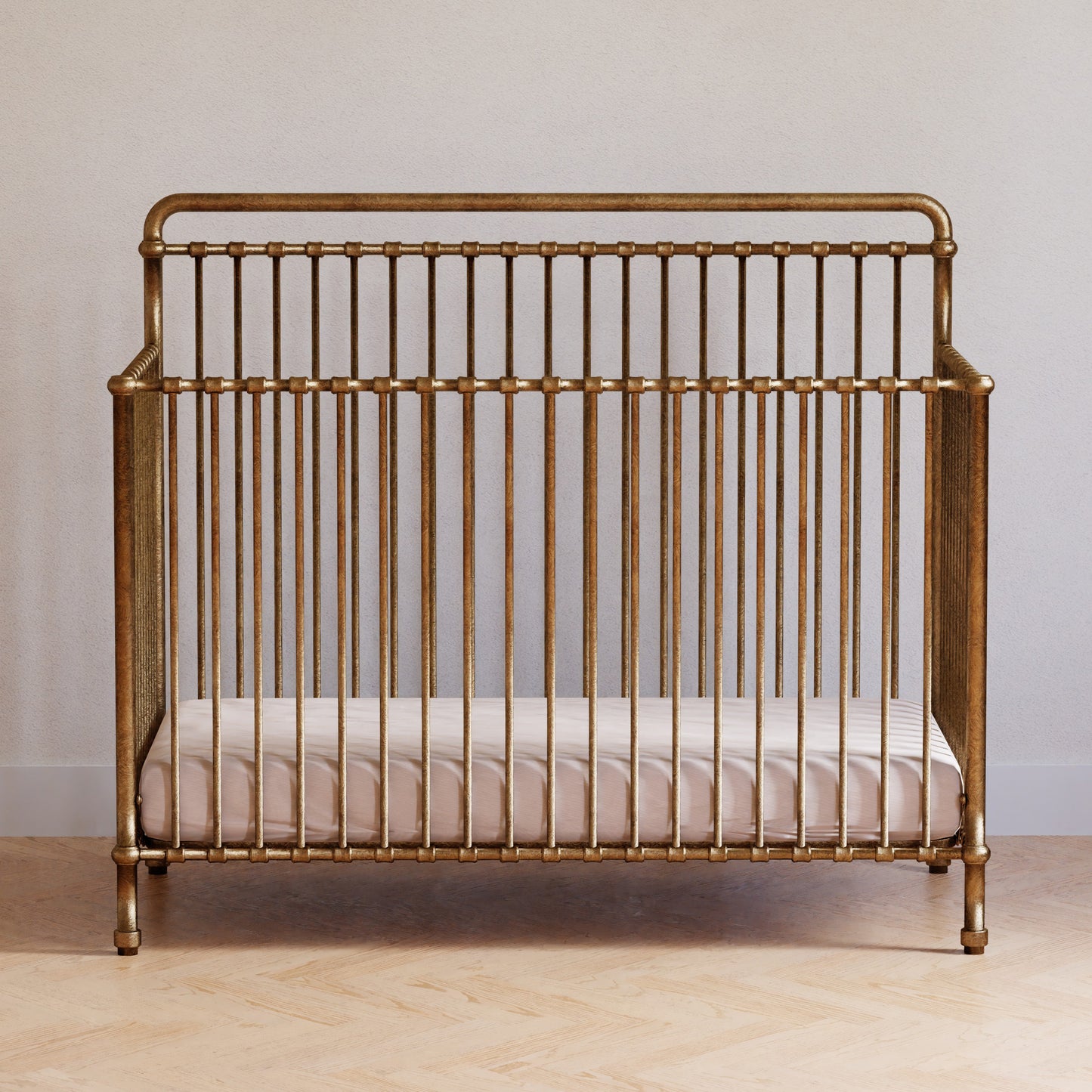 M15301VG,Namesake,Winston 4-in-1 Convertible Crib in Vintage Gold